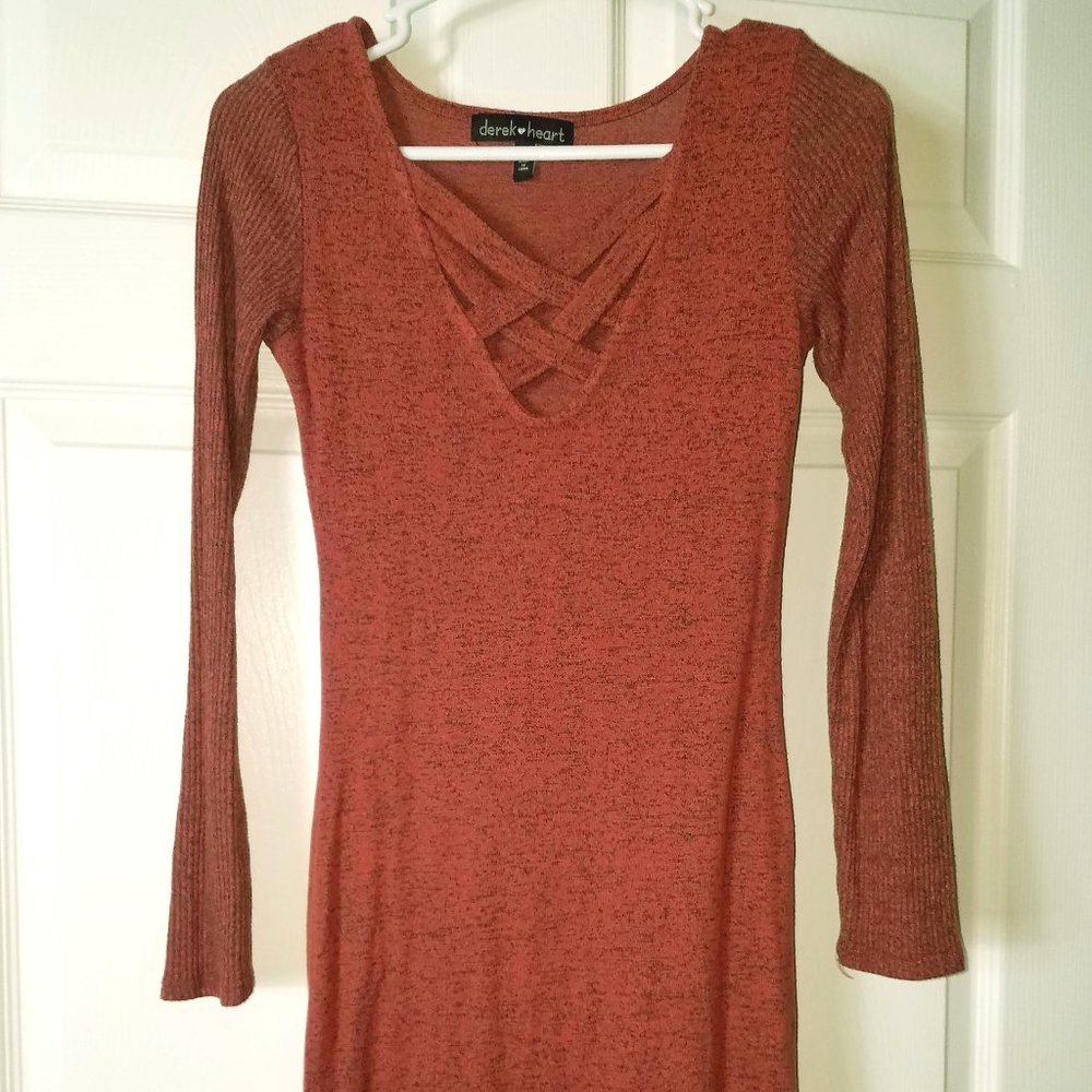 Derek Heart Dusty Rose Sweater Tunic